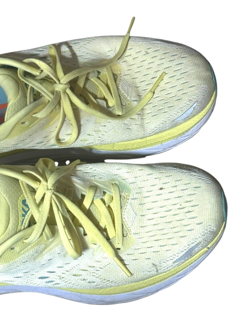 Hoka One One Clifton 8 Yellow Pear Sweet Corn women's size 9 Running Sneakers - Picture 7 of 13